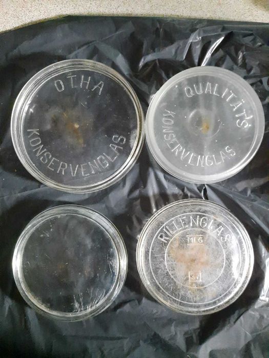 szklane pokrywki typu Weck 4 sztuki