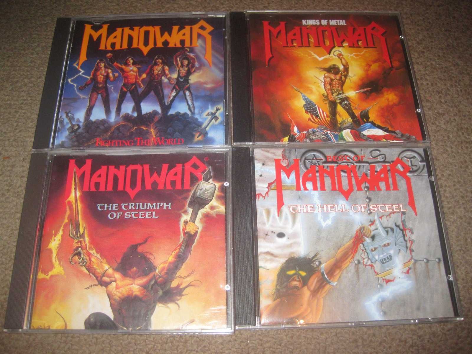 4 CDs dos "Manowar" Portes Grátis!