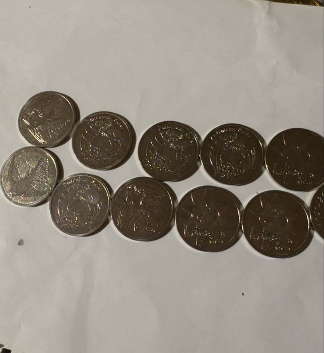 Monety okolisznosciowe 5 serdecznych dukatow - 58 sztuk