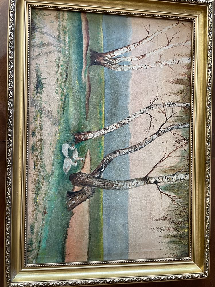 Obraz olejny, krajobraz