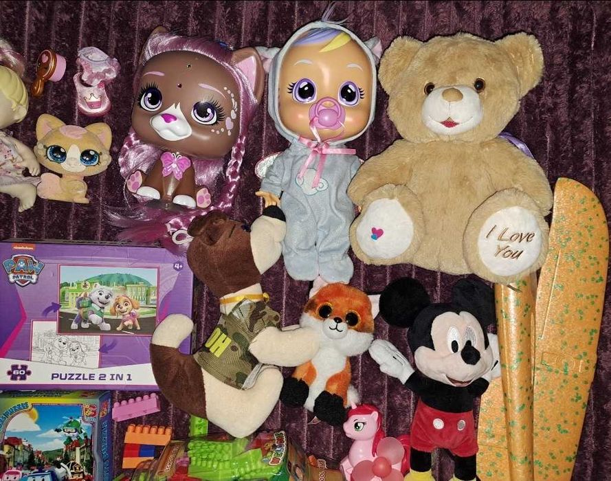 Іграшки 2+. Kindi Kids, Cry babies, конструктор, пазли, поп, медицина