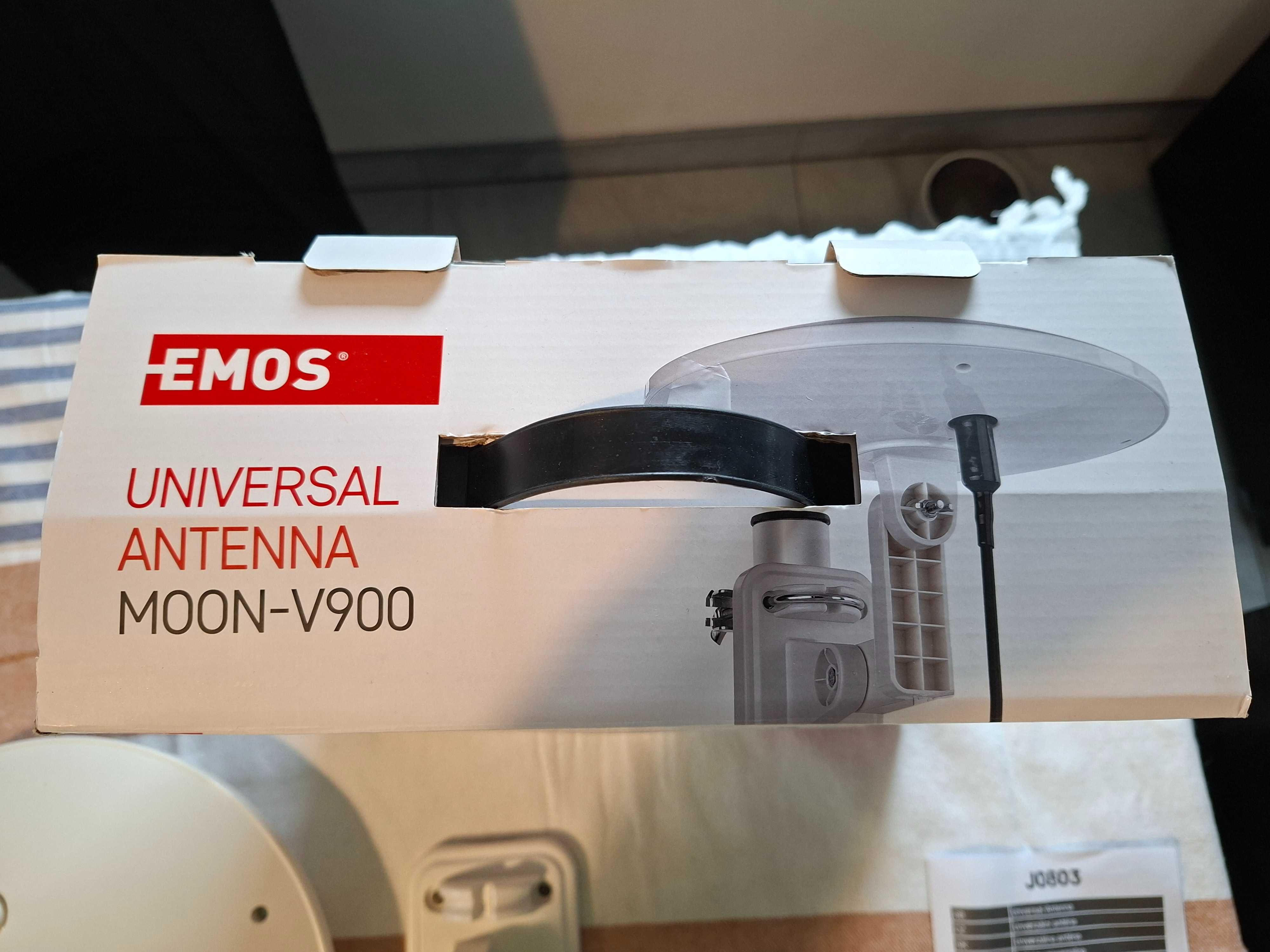 Antena uniwersalna VILLAGE MOON-V900, DVB-T2, FM, DAB, filtr LTE/4G/5G
