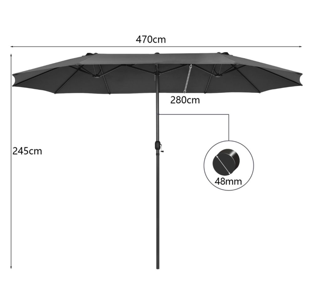 Parasol pgrodowy duzy 470x280