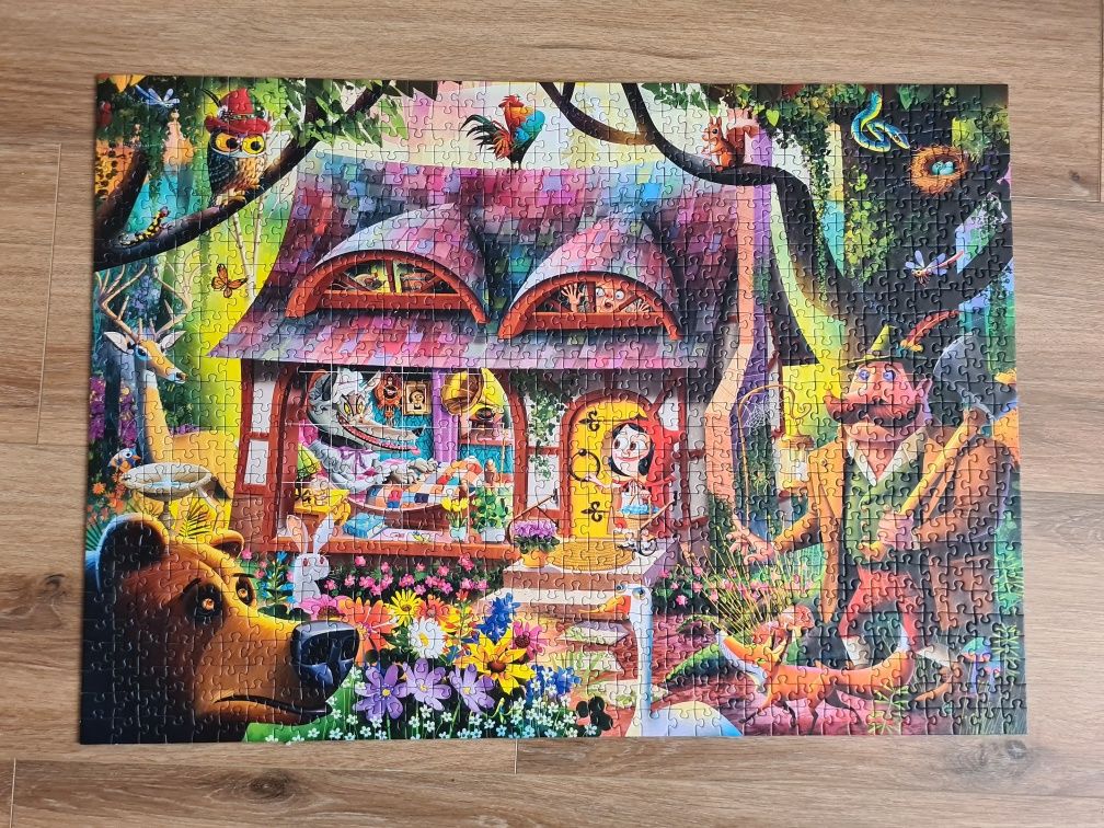 Puzzle 1000 czerwony kapturek Ravensburger