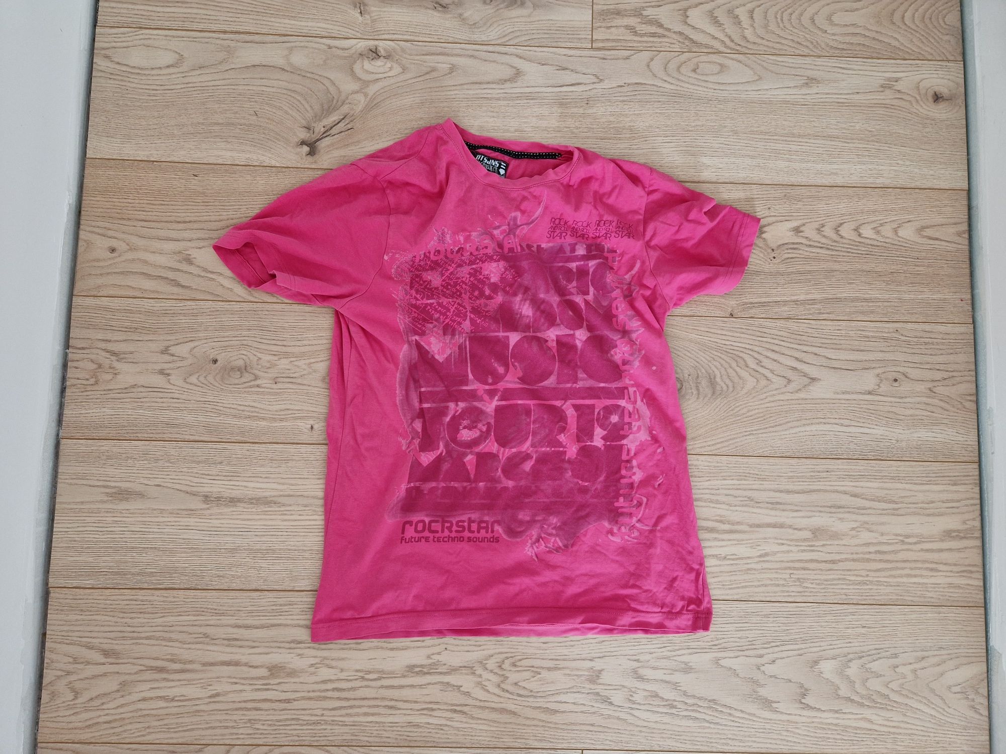 Koszulka t shirt różowa rozmiar XXL