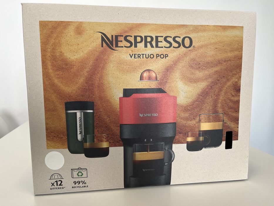 Máquina de Café Nespresso Vertuo Pop coconut white
