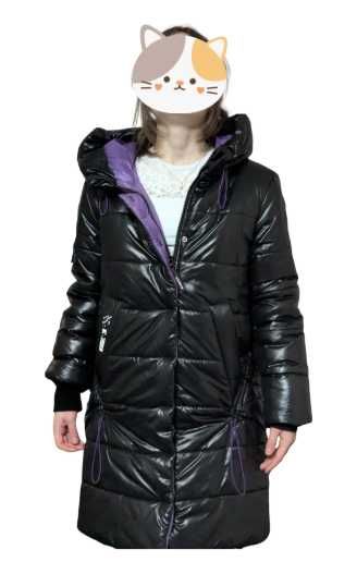 Пальто пуховик на дівчинку