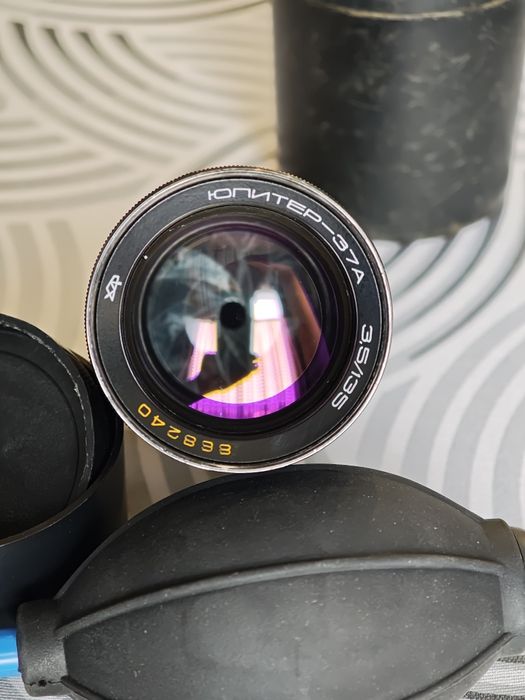 Jupiter 37A 135mm do Nikon F Ostrość na nieskończoność