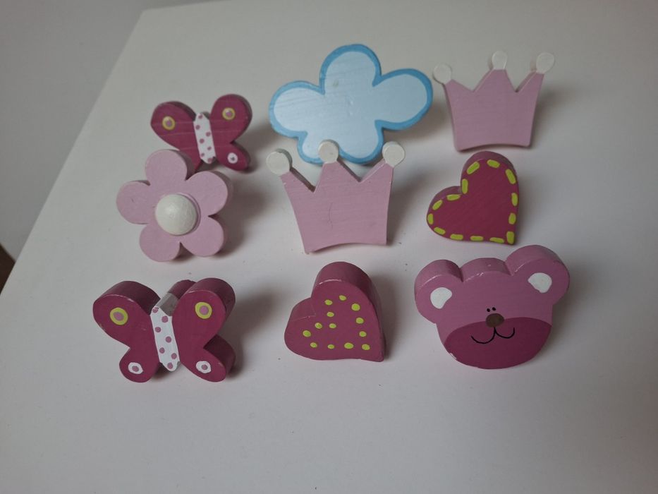 9 puxadores gaveta madeira