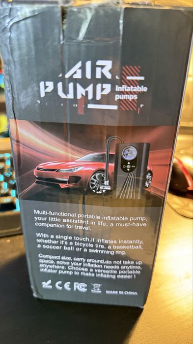 Air Pump - bomba para encher pneus ligacao ao isqueiro