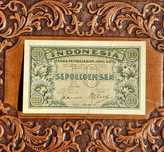 Nota Indonésia 10 Sen de 1947 Colónia da  Holanda