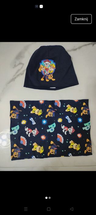 Komplet czapka komin h&m