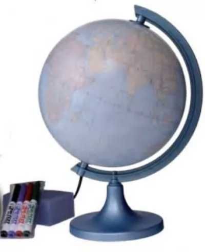 Globus konturowy bez podświetlenia 25 cm