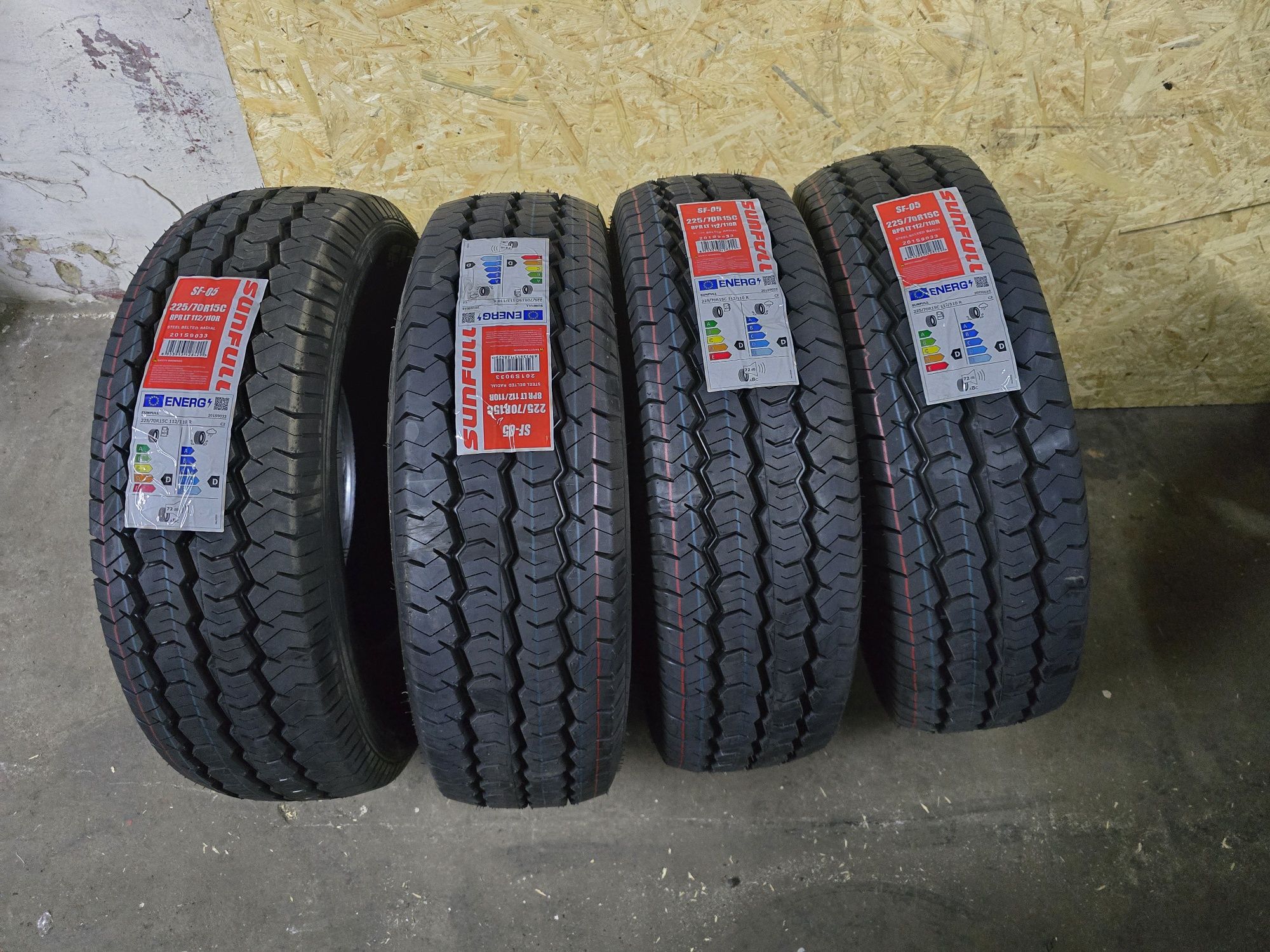Nowe opony letnie bus 225/70 R15 C Sunfull SF-05 112/110R 2024r/25