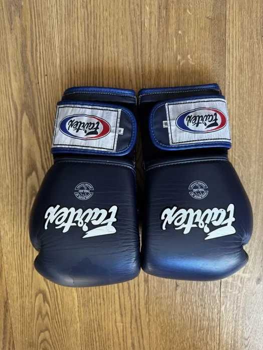 Luvas Boxe Fairtex 16oz Azuis Mexican Style (Kickboxing Muay Thai MMA)