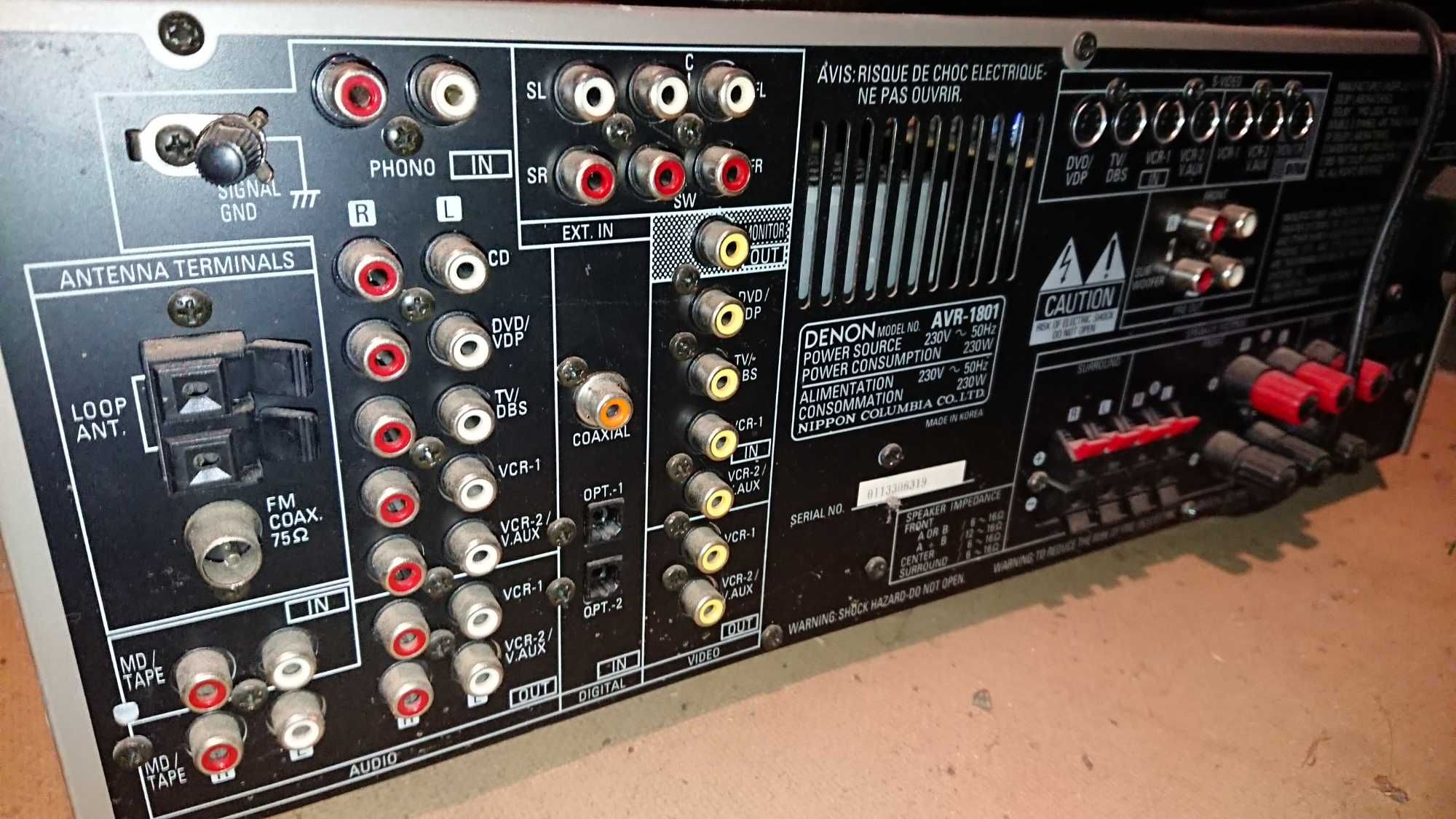 Wzmacniacz Denon AVR 1801