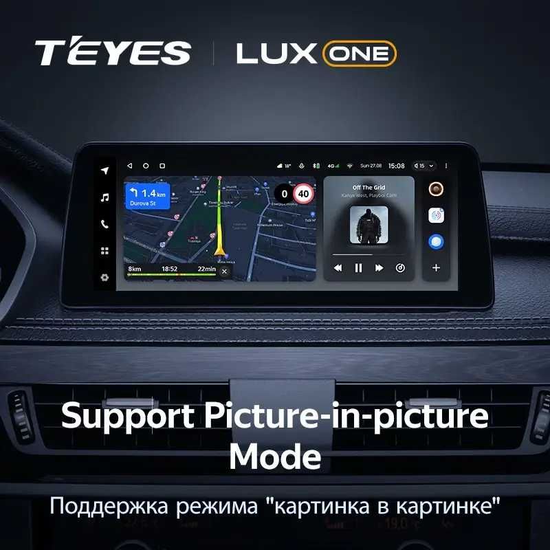 Штатная магнитола Teyes Lux One для BMW X5 E70/X6 E71 2006-2014