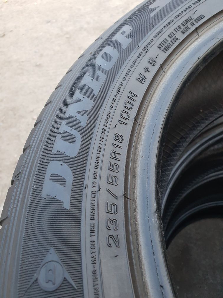 Резина летняя, шины Dunlop R 18 235/55  (4 шт. ).