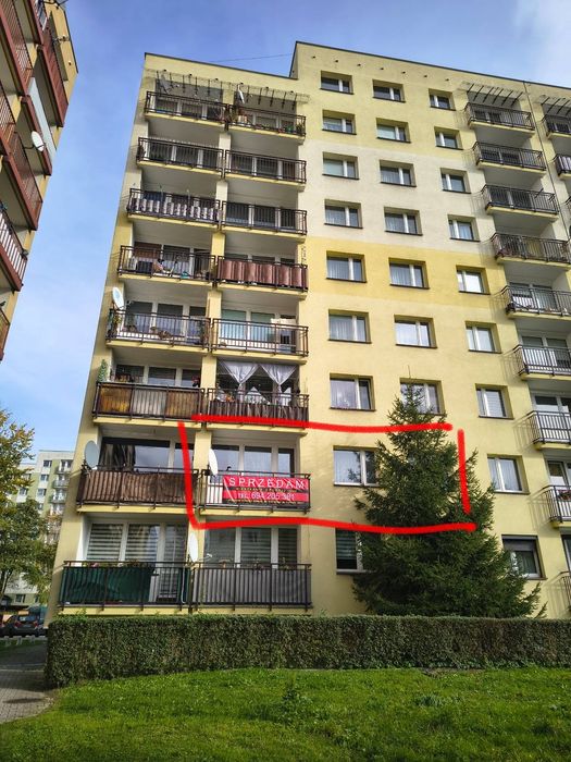 Mieszkanie 2 pokoje 50,55m2 Gliwice os. Kopernika