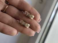 Сережки золотые 585 проба