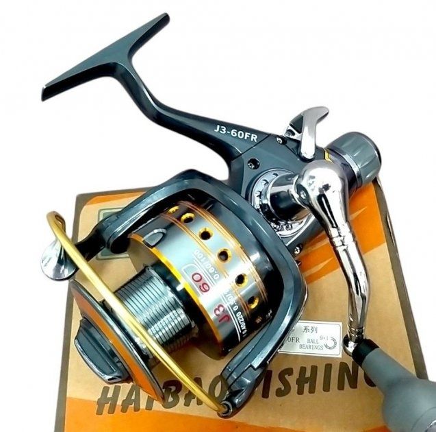 Распродажа.Карповая катушка J3 60FR 9+1BB HIBOY Haibao Fishing с байт