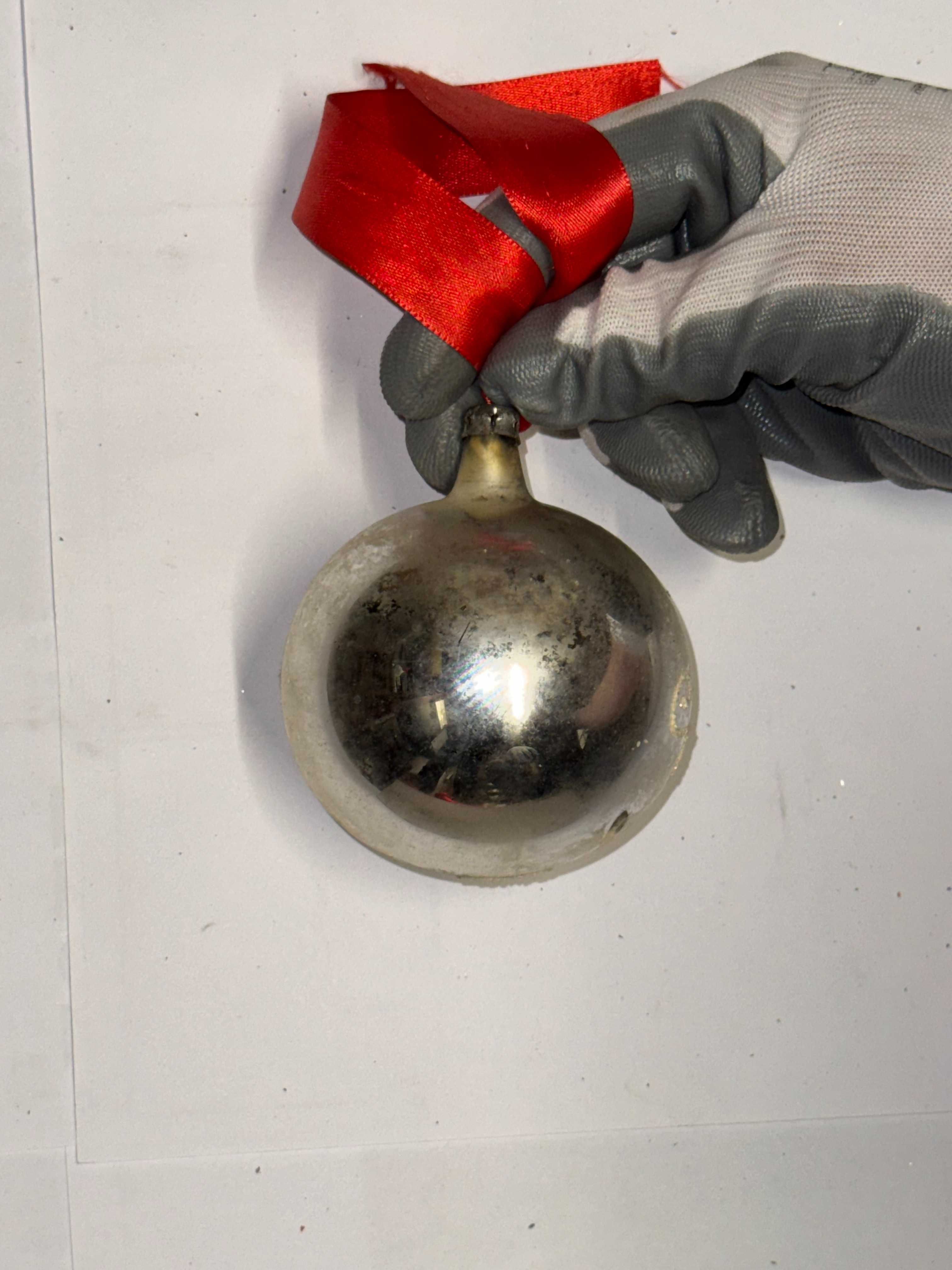 Bombki choinkowe PRL około 8 cm