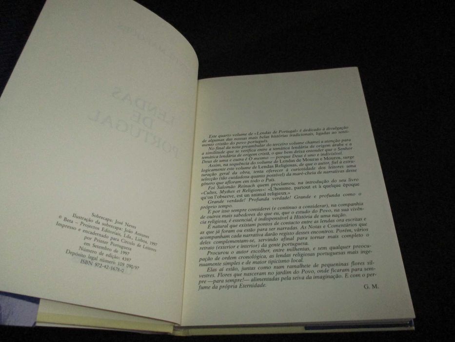 Livros Lendas de Portugal Gentil Marques 5 Volumes Completa