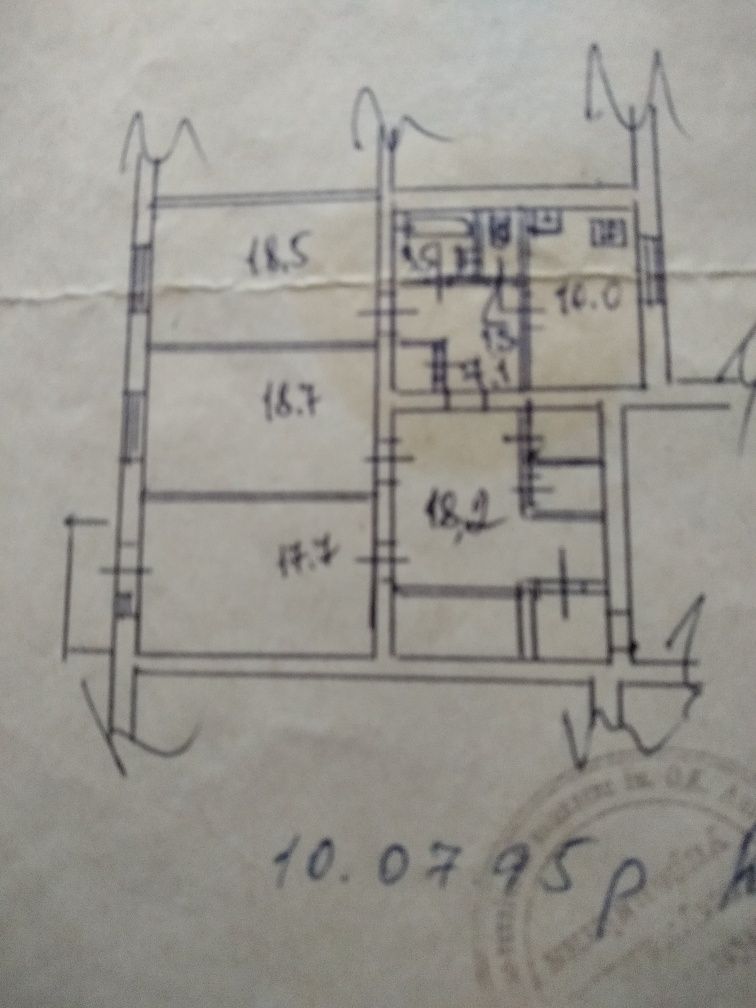 Продам 3-х комнатную квартиру ул. Депутатская, 17/6