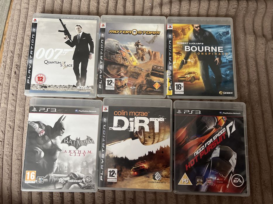 Gry ps3 widoczne na zdjeciu 6 sztuk