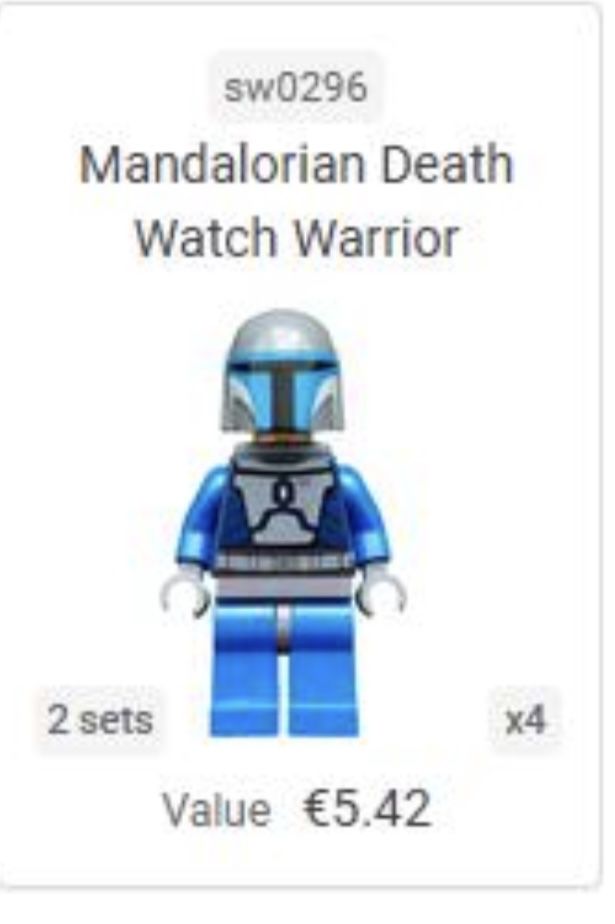 Figurinhas lego Star wars