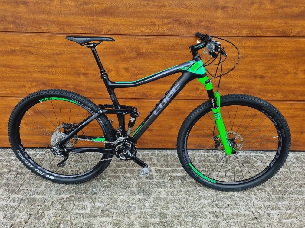 Cube Stereo Carbon 29er, pełne Deore XT, Reba, FOX