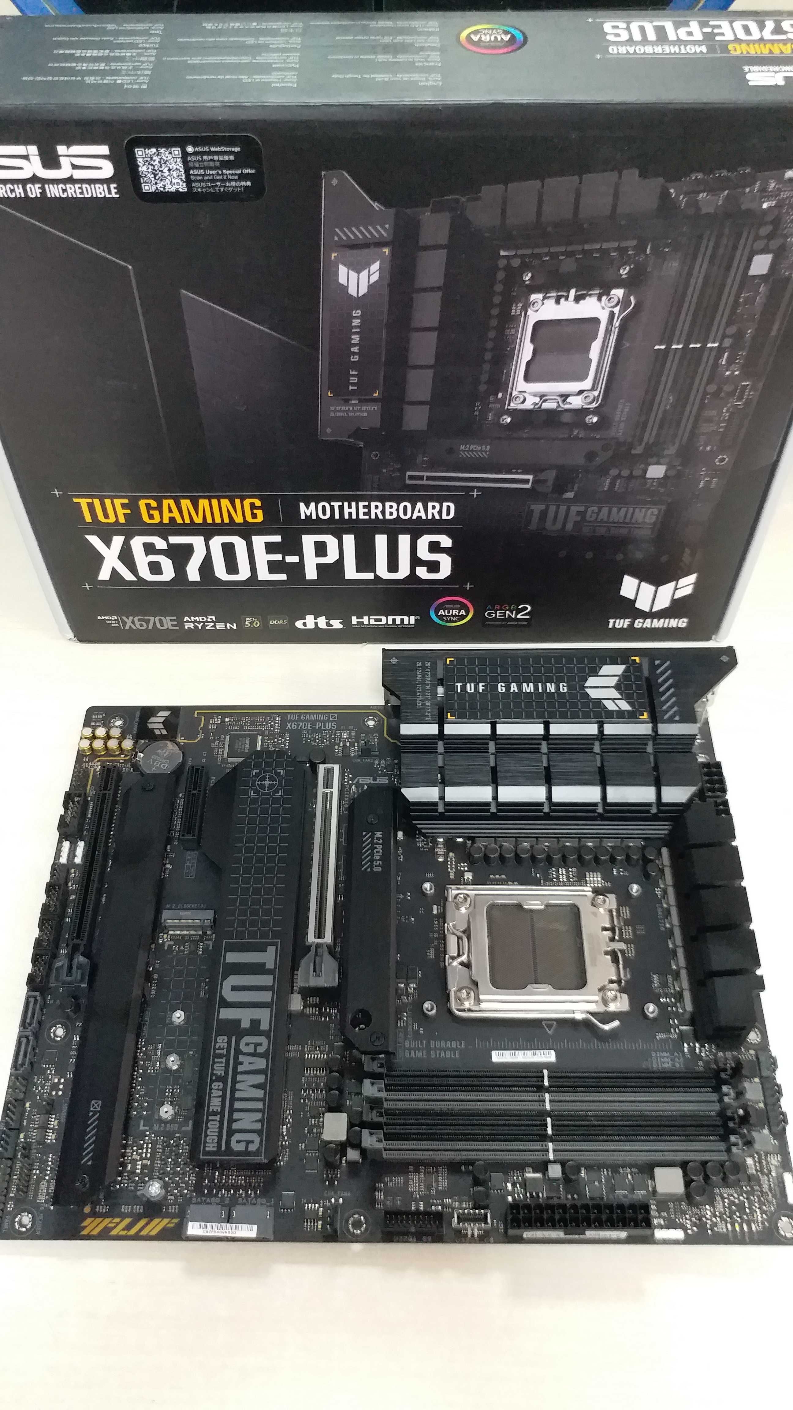 Топ плата ASUS TUF Gaming X670E-PLUS AM5  DDR5