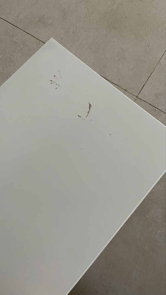 Wieszak na ubrania z półka biały IKEA
