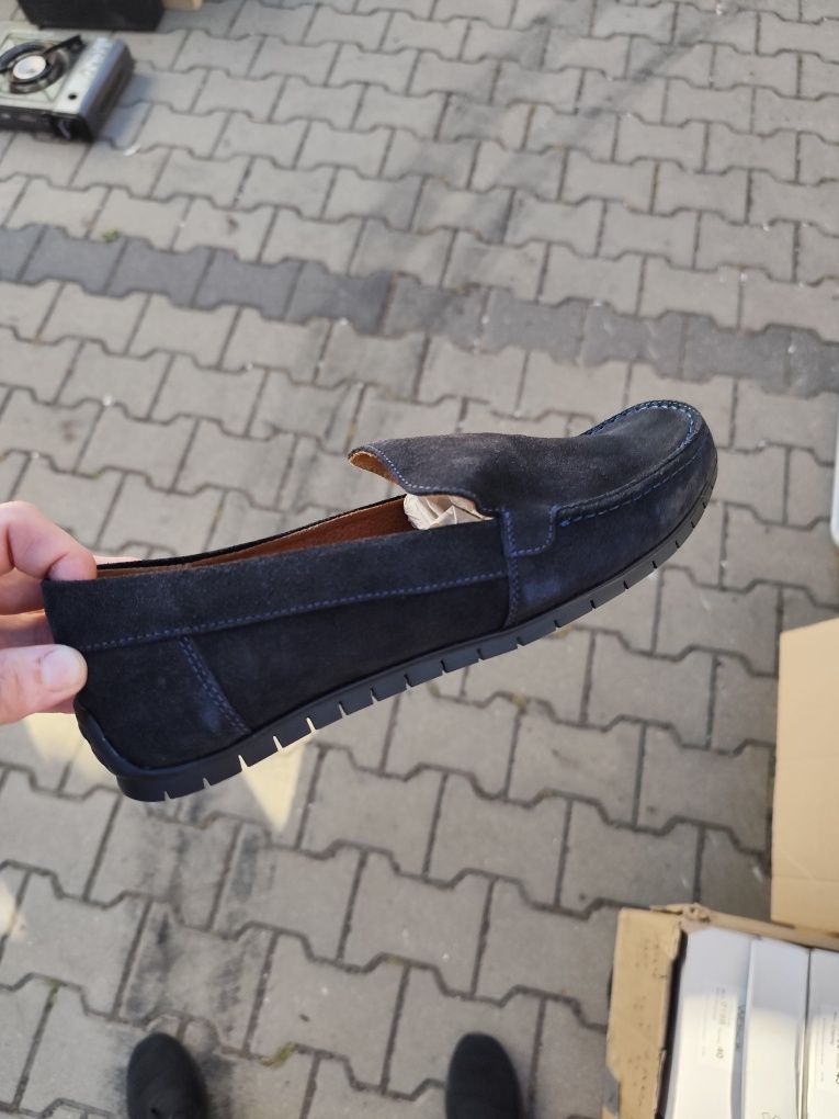 Mokasyny męskie skórzane Stensky 40/41,