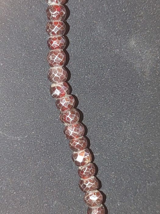 Редкие винтажные старинные гранатовые бусы до 1917 года