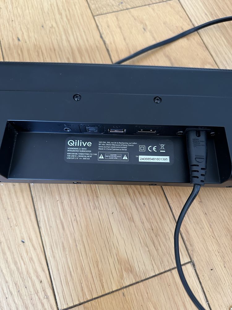 Soundbar Qilive Q.1108 2.1 z wbudowanym subwooferem