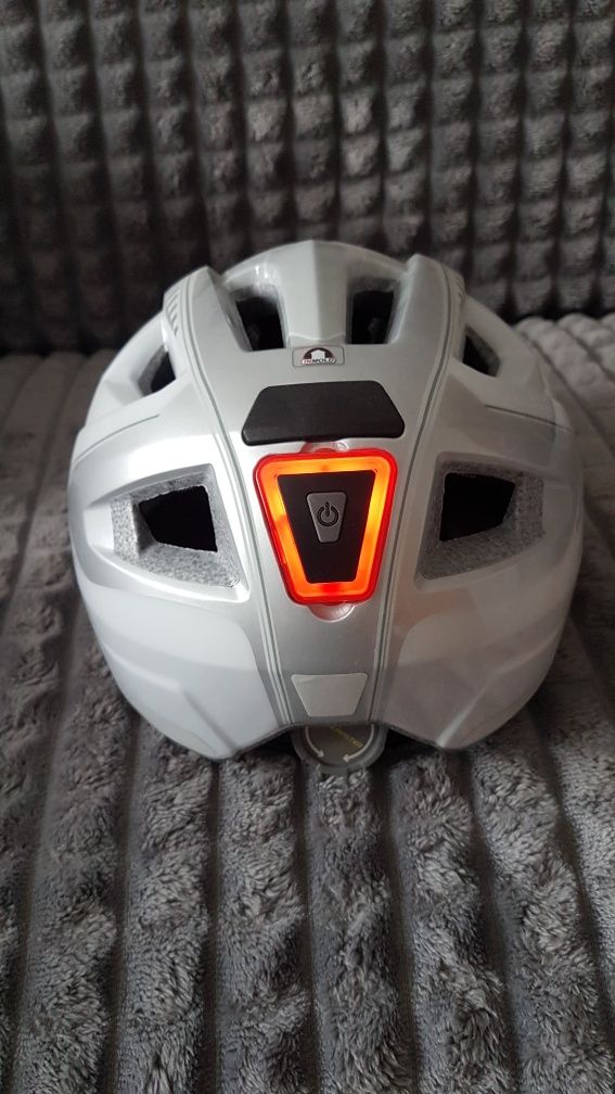 Kask rowerowy led