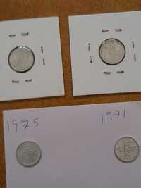 Moedas de 10 centavos 1976,1979,1971,1975