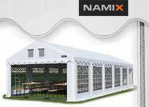Namiot ROYAL 6x12 ogrodowy imprezowy garaż wzmocniony PVC 560g/m2
