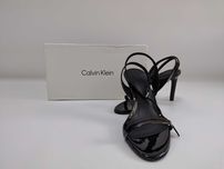 Czarne Buty sandały lakierowane Calvin Klein rozmiar 40