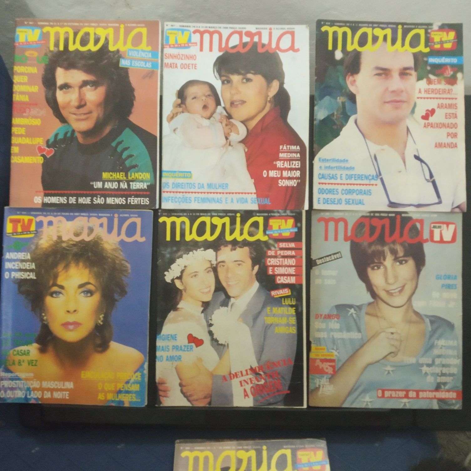 42 revistas MARIA, anos 80 (l)