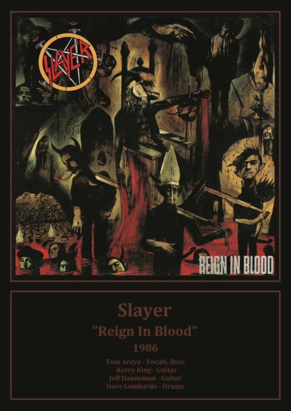 Plakaty A3 - Trash Metal, Sodom Megadeth Slayer Pantera Testament