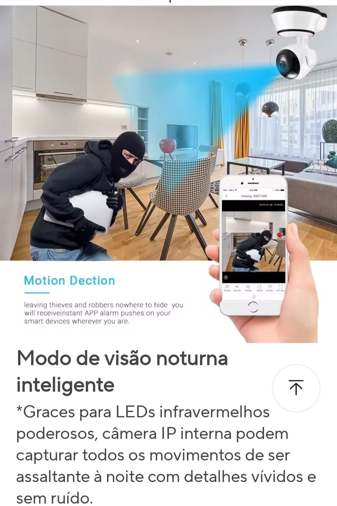 Camara vigilância wifi