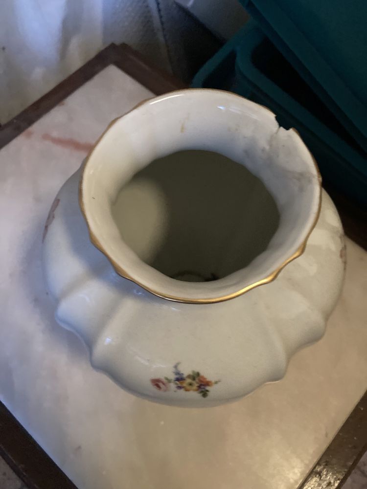 Vaso decorativo branco