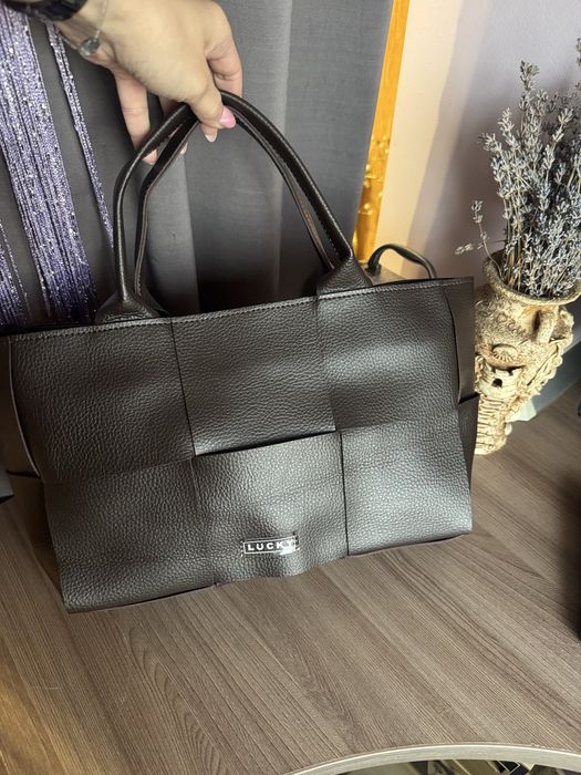 Сумка шоколадного кольору