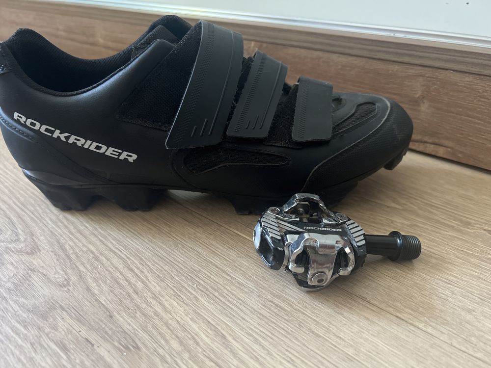 Buty rowerowe rockrider  +pedały