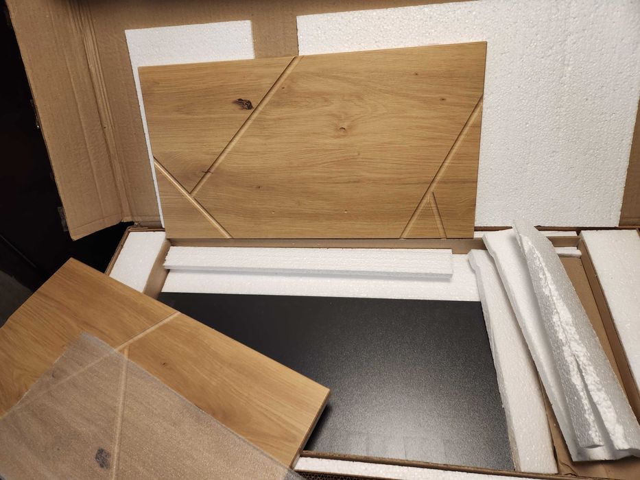 Szafka pod umywalkę Złoty dąb/antracyt 60 cm