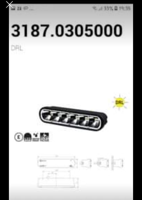 Faróis daylight novos na caixa