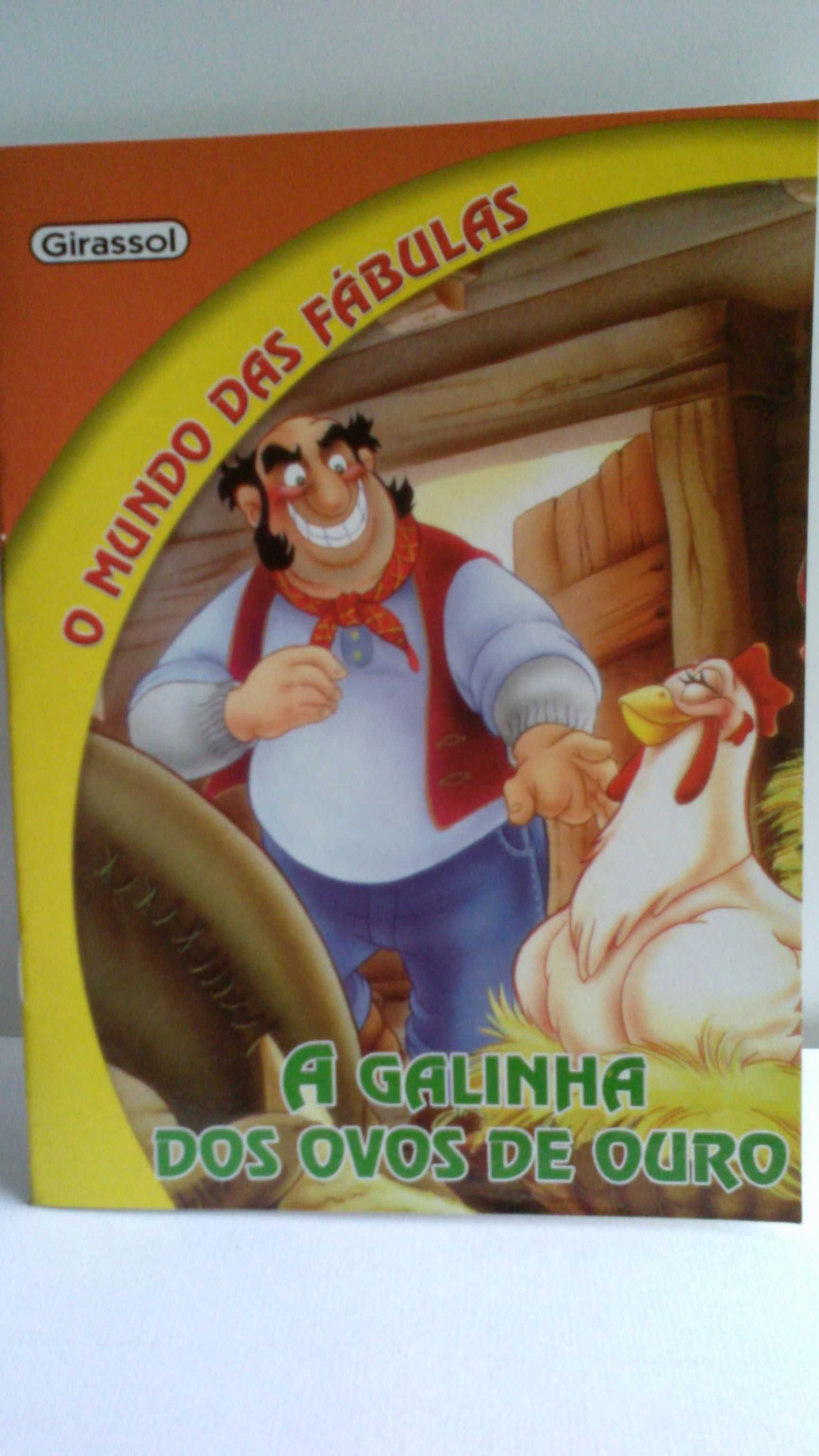 Livrinhos pequenos de fábulas de encantar