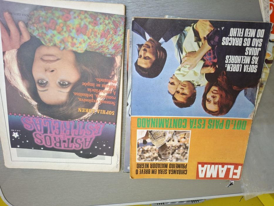 Revistas antigas capa sophia sofia loren